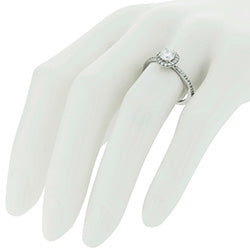 Style 102288-5mm: Round Halo Engagement Ring With Diamonds