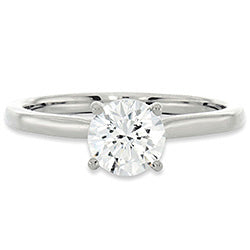 Four Prong Cathedral Solitaire Engagement Ring (Style 102232)