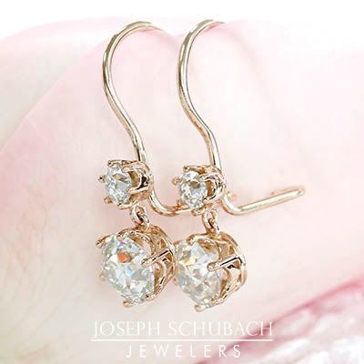 Style 103389: Vintage Inspired Dangle Earrings with Shepherd Hooks