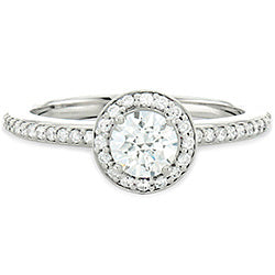Style 102288-8mm: Round Halo Engagement Ring With Diamonds